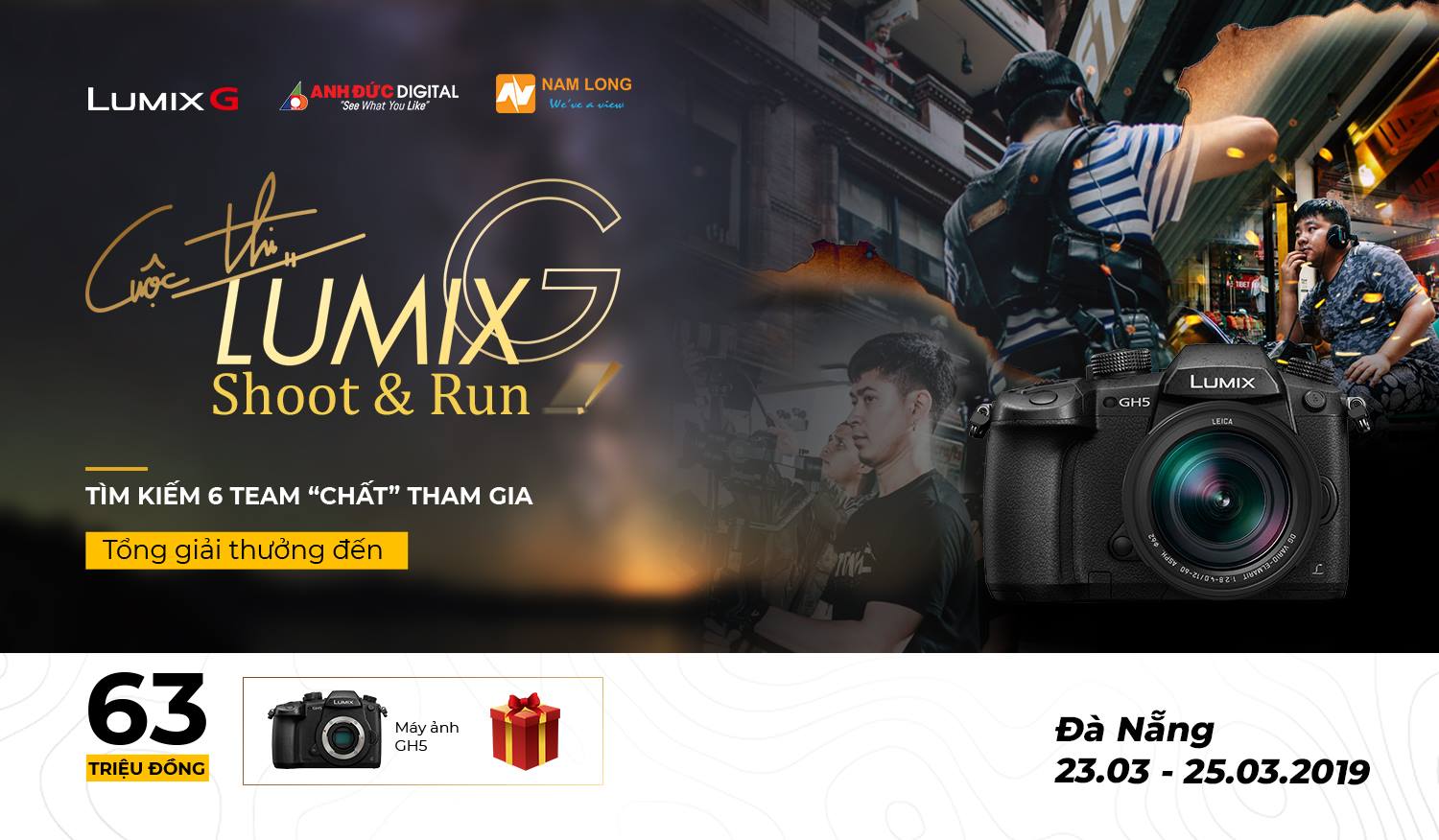 Lumix - Shoot & Run - cuộc đua khốc liệt cho các đội làm phim chuyên nghiệp | 50mm Vietnam