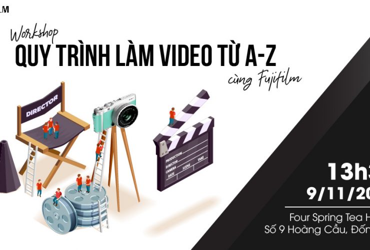 Workshop: Làm video/vlog từ A đến Z với máy ảnh Fujifilm | 50mm Vietnam
